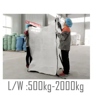 Large Bulk New Material Polypropylene Fibc PP Big Bag 1000kg 1500kg 2000Kg PP Woven Inner Big Jumbo Sand Bag PP Woven Jumbo