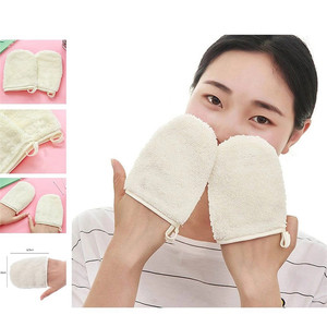 Gants de nettoyage du visage en microfibres avec LOGO personnalisé <span class=keywords><strong>Gant</strong></span> <span class=keywords><strong>démaquillant</strong></span> réutilisable pour serviettes faciales - Product Image 6