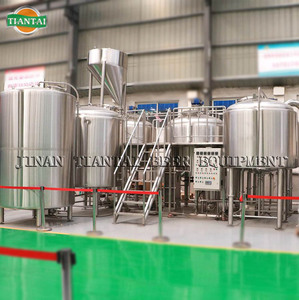 Machine de brassage de bière artisanale chauffée à la vapeur clé en main à vendre - Product Image 2
