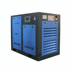 22KW 30HP Air Cooling Screw Air Compressor Offering 113 CFM @ 145 PSI