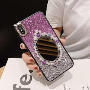 Nuova <span class=keywords><strong>Cover</strong></span> Protettiva Morbida Fatta a Mano con Specchio e Glitter Scintillanti per <span class=keywords><strong>iPhone</strong></span> 11 12 <span class=keywords><strong>13</strong></span> 14 15 16 17 Plus Pro Max <span class=keywords><strong>Mini</strong></span> - Product Image 3