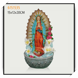 2017 decoración del Hogar artesanías fuente de resina religiosas de jesús y jesús religiosa estatua fuente de agua y fuente - Product Image 2