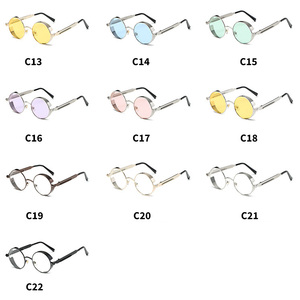 92714 Superhot Eyewear Retro <span class=keywords><strong>Vintage</strong></span> Metallo Rotonda Steampunk <span class=keywords><strong>Occhiali</strong></span> <span class=keywords><strong>Da</strong></span> <span class=keywords><strong>Sole</strong></span> - Product Image 6