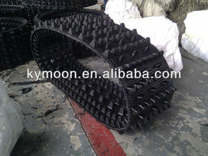Piste en caoutchouc de scooter de neige/piste en caoutchouc pour véhicule de neige, chenille en caoutchouc de motoneige, déneigement dépisté - Product Image 4