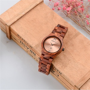 Montres de marque de luxe logo personnalisé nouvellement venu montre en bois - Product Image 6