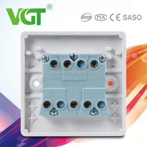 La reina <span class=keywords><strong>de</strong></span> baquelita calidad aleación <span class=keywords><strong>de</strong></span> cobre plata Punto <span class=keywords><strong>3</strong></span> Gang 2 interruptor manera - Product Image 2