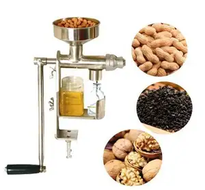 304 Stainless Steel Household Nut Seed Oil Expeller Manual Small Oil Press