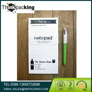 Corretores de imóveis do bloco de Notas do Ímã, ímã de geladeira Personalizado notepad,20 folhas ímã de geladeira notepad