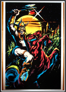 Astronaute Velours <span class=keywords><strong>Blacklight</strong></span> Art Mural - Product Image 2