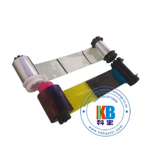 white PVC card direct thermal printing printer pr-c201 nisca plastic id color ribbon