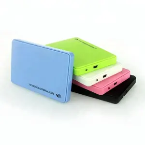 USB 2.0 Hard Disk Drive HDD Enclosure 2.5 zoll Box SATA ABS Case 2TB caddy