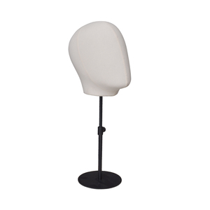 Maniquí <span class=keywords><strong>de</strong></span> tela blanca para hombre, venta al por mayor, personalizado, barato, exhibición <span class=keywords><strong>de</strong></span> cabello, cabeza <span class=keywords><strong>de</strong></span> Maniquí <span class=keywords><strong>de</strong></span> lona para exhibición - Product Image 2