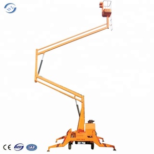 עמיד בשימוש טלסקופי מעליות שמיים בום <span class=keywords><strong>Lift</strong></span> משאית הנעה רכוב בום להרים חשמלי נייד הרמת ום - Product Image 1