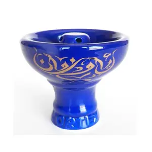 Sahara Smoke Vortex Hookahs Narghile Ayam Zaman Bowl Blue