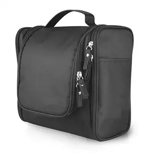 Asılı tuvalet organizatör ile banyo depolama bavul makyaj çantası taşınabilir asılı makyaj çantası