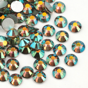 Diamantes de imitación para decoración de prendas, Base de cristal plateado, sin adhesivo, fantasma, brillante, Color nuevo, todos los tamaños - Product Image 1