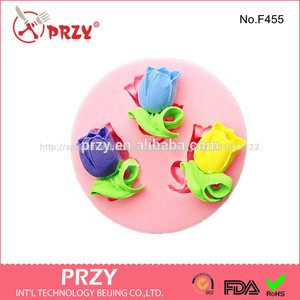 tulipán de silicona <span class=keywords><strong>pastel</strong></span> de <span class=keywords><strong>fondant</strong></span> de <span class=keywords><strong>chocolate</strong></span> del molde del molde - Product Image 1