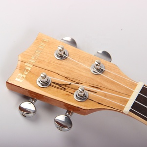 Abson-instrumento musical personalizado rofessional, Mini Guitarra pequeña de abeto sólido, parte superior de arce spalted con cuello de caoba de 24 pulgadas - Product Image 2