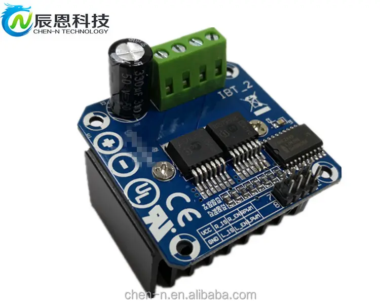 BTS7960B Stepper Motor Driver Diy Electronic PCB Board DC 43A 5V Double H-Bridge PWM Driver Board Module For Smart Car