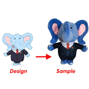 Peluche personnalisée, jouet en peluche, poupée en peluche, design personnalisé, dessin animé, jeu vidéo, Portrait d'animal en peluche - Product Image 4
