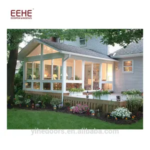 серый цвет дом Suppliers-Комплект для солнечных комнат из ламинированного стекла