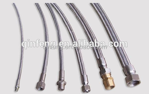 Doppia testa in acciaio inox tubo flessibile intrecciato, s. S lavello tubo flessibile, acciaio inossidabile intrecciato, cina continentale, iso9001 approvati - Product Image 3