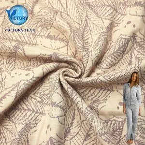 Jacquard Cotton Wire Quilt Fabric Yarn Dyed Cotton Knit Air Layer Interlock Scuba Fabric Jacquard Quilt Fabric for Garment