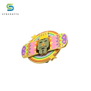 <span class=keywords><strong>El</strong></span> diseño de su propio esmalte de Metal de los pines de solapa pequeña cantidad de esmalte de Metal Placa de pines - Product Image 3