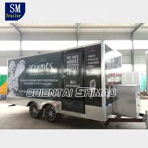 中国のコンセッションベストセラー製品モバイルストリートアイスクリームホットドッグ高速ケータリングバーベキューコーヒー自動販売安いフードトラックトレーラー