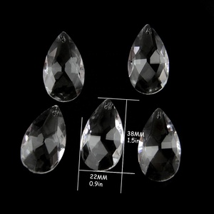 Honor of crystal 38mm 50pcs lampada in vetro trasparente trasparente pendenti a goccia lampadario in cristallo parti <span class=keywords><strong>accessori</strong></span> <span class=keywords><strong>per</strong></span> l'illuminazione - Product Image 1