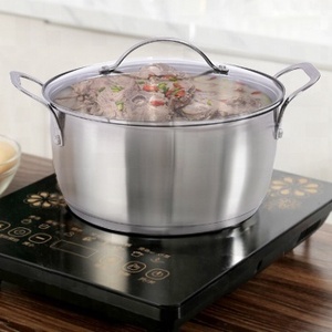Olla de Acero Inoxidable <span class=keywords><strong>KAISA</strong></span> HOFF, Olla para Salsas de 16/18/20/22/24 cm para Cocina, Olla de Inducción, SKU LB-1757 - Product Image 5