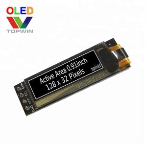 0.91 ''0.91 Inch 0.91 Inch 128X32 Pixel 4pin <span class=keywords><strong>I2c</strong></span> Màn Hình <span class=keywords><strong>Oled</strong></span> Màu Trắng Mô-đun TW128320910A-W Ssd1306 Với Bảng Pcb - Product Image 2