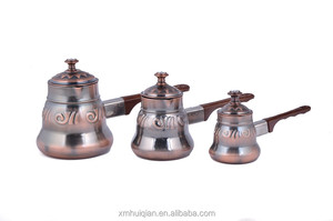 Hot Sale <strong>Ceramic</strong> Metal Coffee Warmer Set Office Suitable <strong>Kettle</strong> and Pot Stocked for Adults - Product Image 3