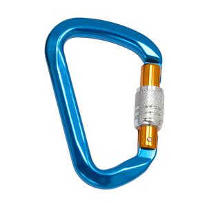Light Climbing Hook Fall Protect Super D Type CE Certificate Aluminum Carabiner For Outdoor Sports - Product Image 2