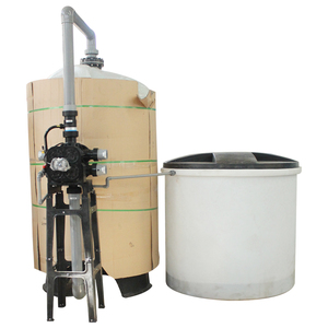 Régénération de résine 50m3/hr système d'adoucisseur d'eau à réservoir unique pour éliminer la dureté de l'eau - Product Image 3