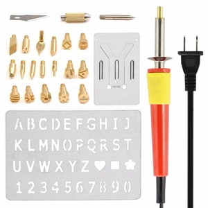 120V chúng tôi cắm chuyên nghiệp đốt gỗ công cụ thiết lập bút Kit Thêm lời khuyên woodburner sở thích DIY woodburning công cụ thiết lập cho giấy da - Product Image 4