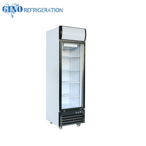Refrigerador de vidro upright, refrigerador de vidro único para porta de vidro r134a