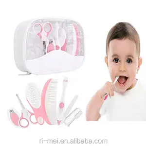 Baby Healthcare und Grooming Kit Set-Nagelpflege Set mit Nagelknipser, pinsel, datei, schere, kamm, zahnbürste