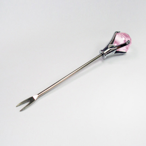 ส้อมเค้กขนาดเล็กทำจากสแตนเลสรูปทรงเพชร - Product Image 1