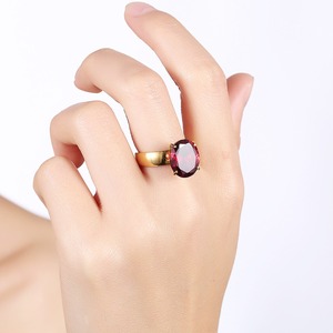 Bague en pierre rouge interchangeable pour femme, nouveau design <span class=keywords><strong>indien</strong></span>, pierre rouge, interchangeable, 2017 - Product Image 6