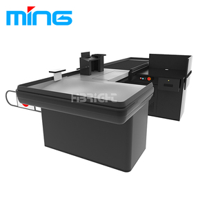 Tienda de venta al por menor, contador de efectivo <span class=keywords><strong>en</strong></span> forma de <span class=keywords><strong>U</strong></span> de doble cara con cinturón automático - Product Image 3