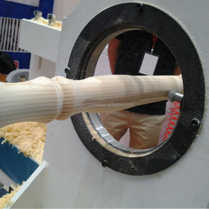 Nhiệm Vụ Nặng Nề Tốc Độ Biến Đổi Gỗ Tự Động Bi-a Làm Máy Tiện CNC - Product Image 5