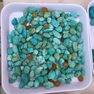 Bulk Wholesale Natural Raw Blue Turquoise Stone Rough For Jewelry Making