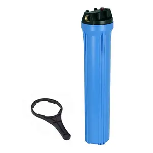 Industrial 20" slim plastic water filter housing