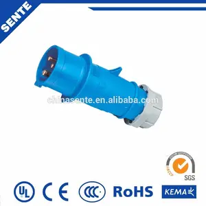 Hotselling 2015 sente alta qualidade plug-industrial tomada 220v 16a com ce ccc cb tuv gs certificação