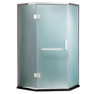 Pentagono SS Cerniera <span class=keywords><strong>Cabina</strong></span> <span class=keywords><strong>Doccia</strong></span> In Vetro Camera S1027Z - Product Image 2