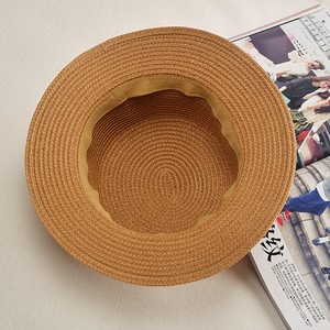 Chapeau canotier personnalisé en tissu de paille pour femme de marque Cosum - Product Image 4