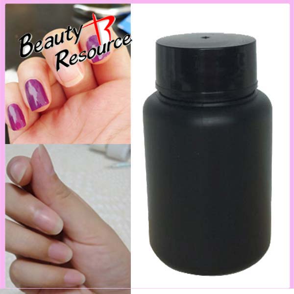 Жидкость для снятия лака с собственного логотипа с губкой без спирта