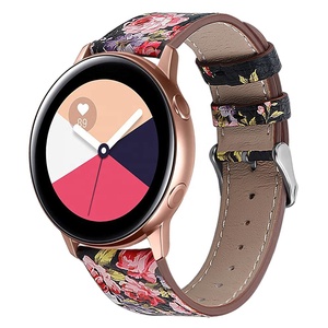 Ivanaze-Correa para Samsung <span class=keywords><strong>Galaxy</strong></span> <span class=keywords><strong>Watch</strong></span> <span class=keywords><strong>Active</strong></span> (40mm), banda para reloj de <span class=keywords><strong>42mm</strong></span>, correa de cuero genuino con hebilla de repuesto - Product Image 3