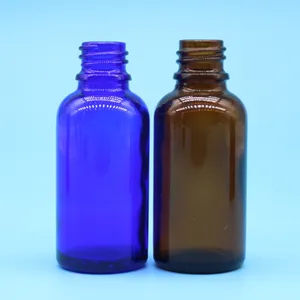 30ml kahverengi kozmetik uçucu yağ cam damlalıklı şişe kapakları